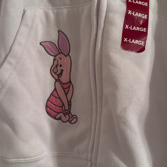NWT Disney Winnie the Pooh zip up sweatshirt size XL - Picture 4 of 6